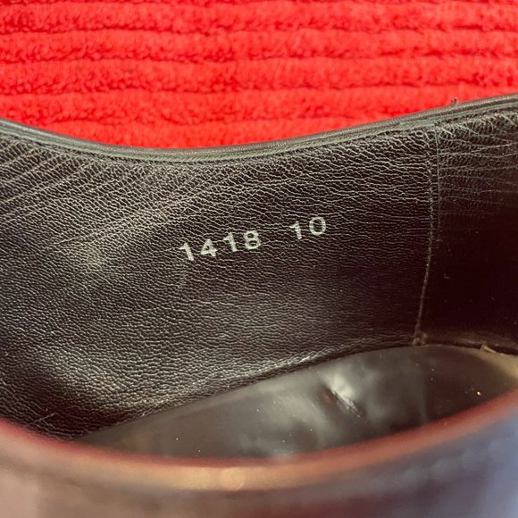 Prada Mens Leather Cap Toe Oxford Upper & Out Soles Lace Up Black Made In Italy - Picture 9 of 16